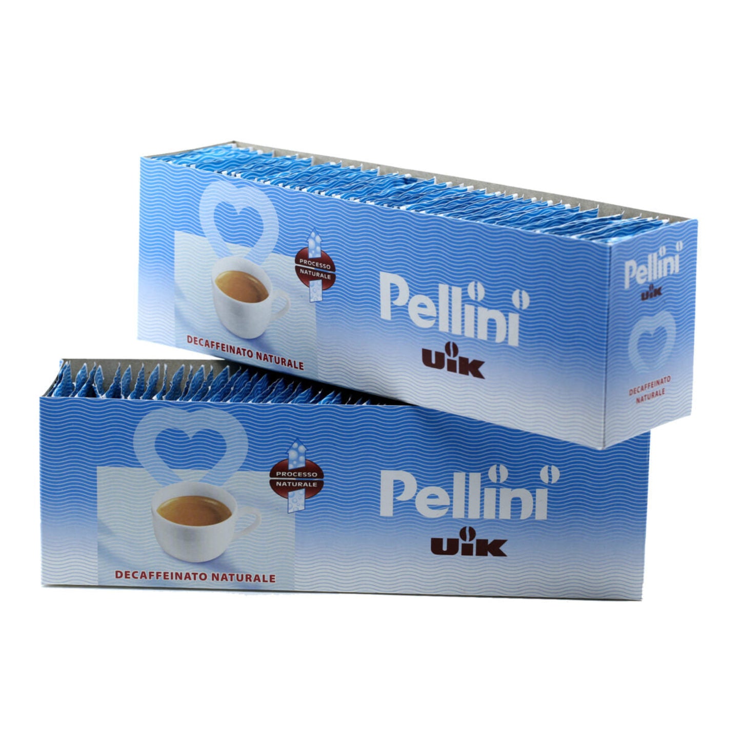 Pellini UIK Decaf Coffee Sachet 7g | Italian Single Serve Ground Coffee