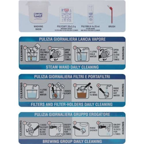 Puly Caff Soak Cleaning Container
