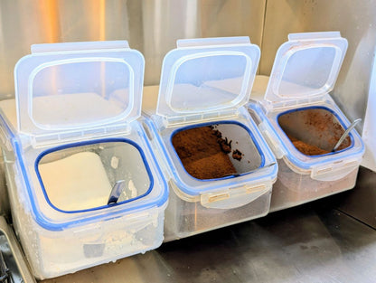 Κουτί αποθήκευσης και δοχείο με καπάκι FlipTop