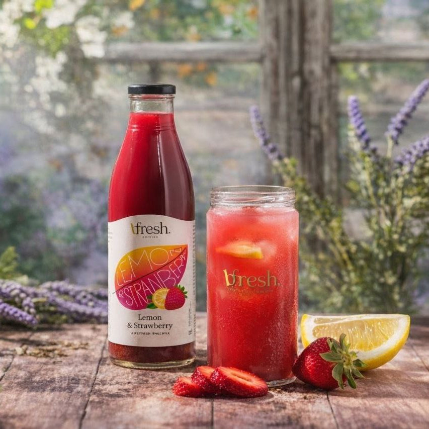 bfresh Lemon & Strawberry 1L