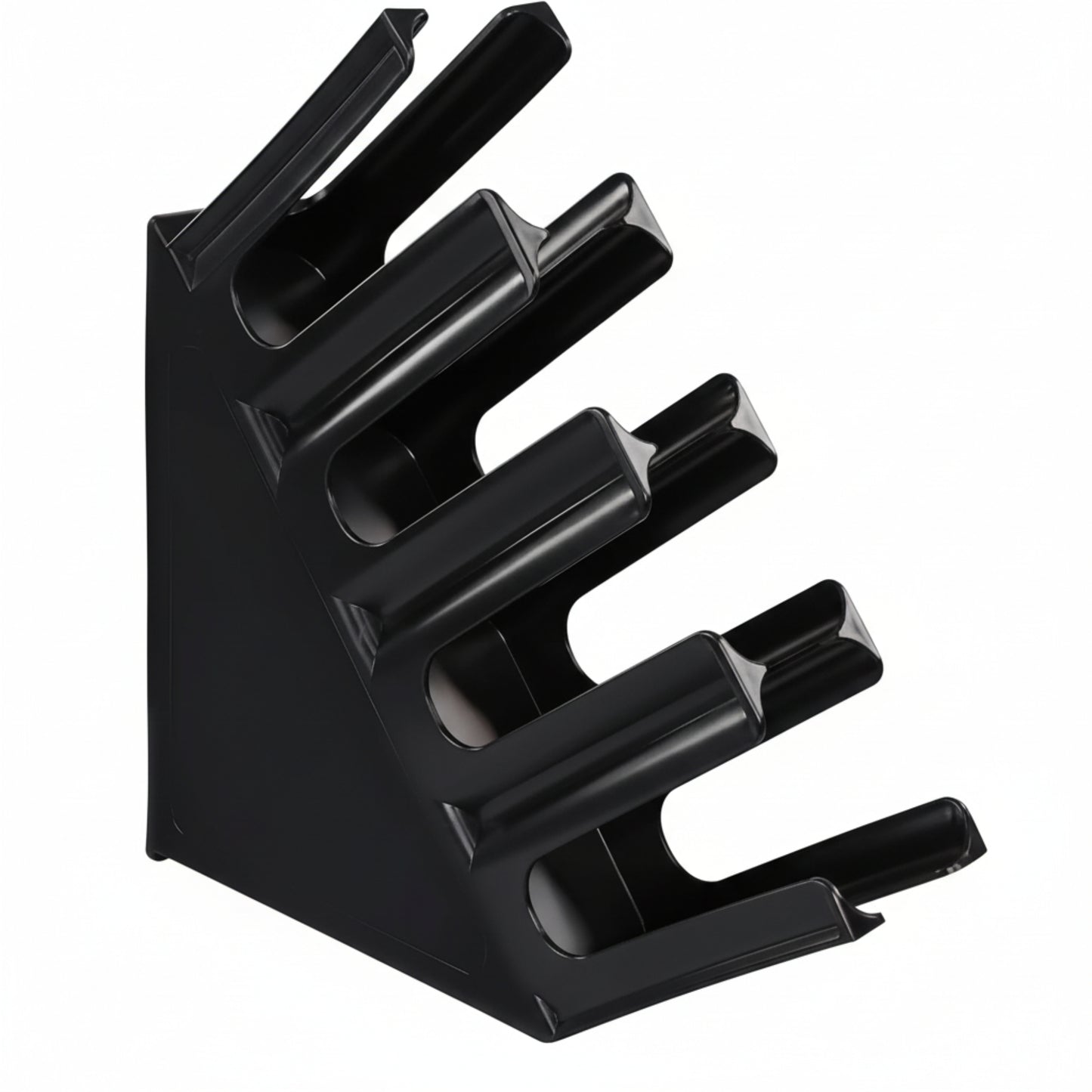 Commercial Cup & Lid Holder 4-Compartment Acrylic Organizer for Cafés | Pantzi