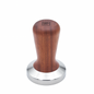 Wooden coffee tamper with metal bas Pantzi Distributors Cyprus