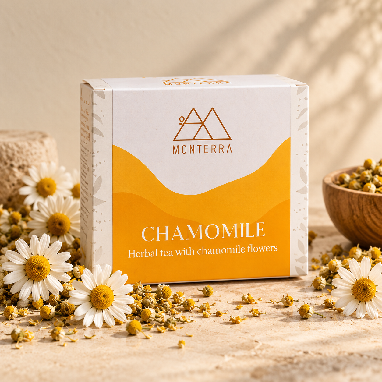 MONTERRA TEA CHAMOMILE bags . Pantzi Distributors. Cyprus