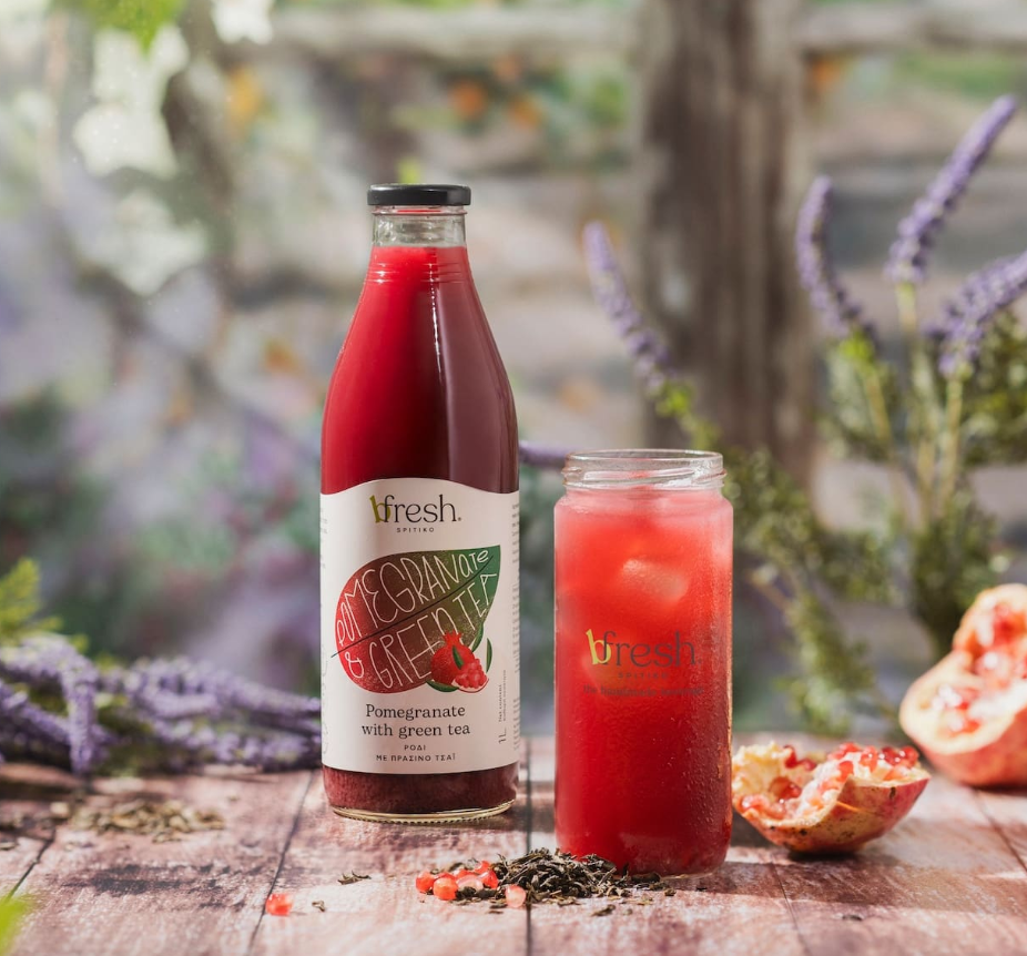 bfresh Pomegranate & Green Tea 1L