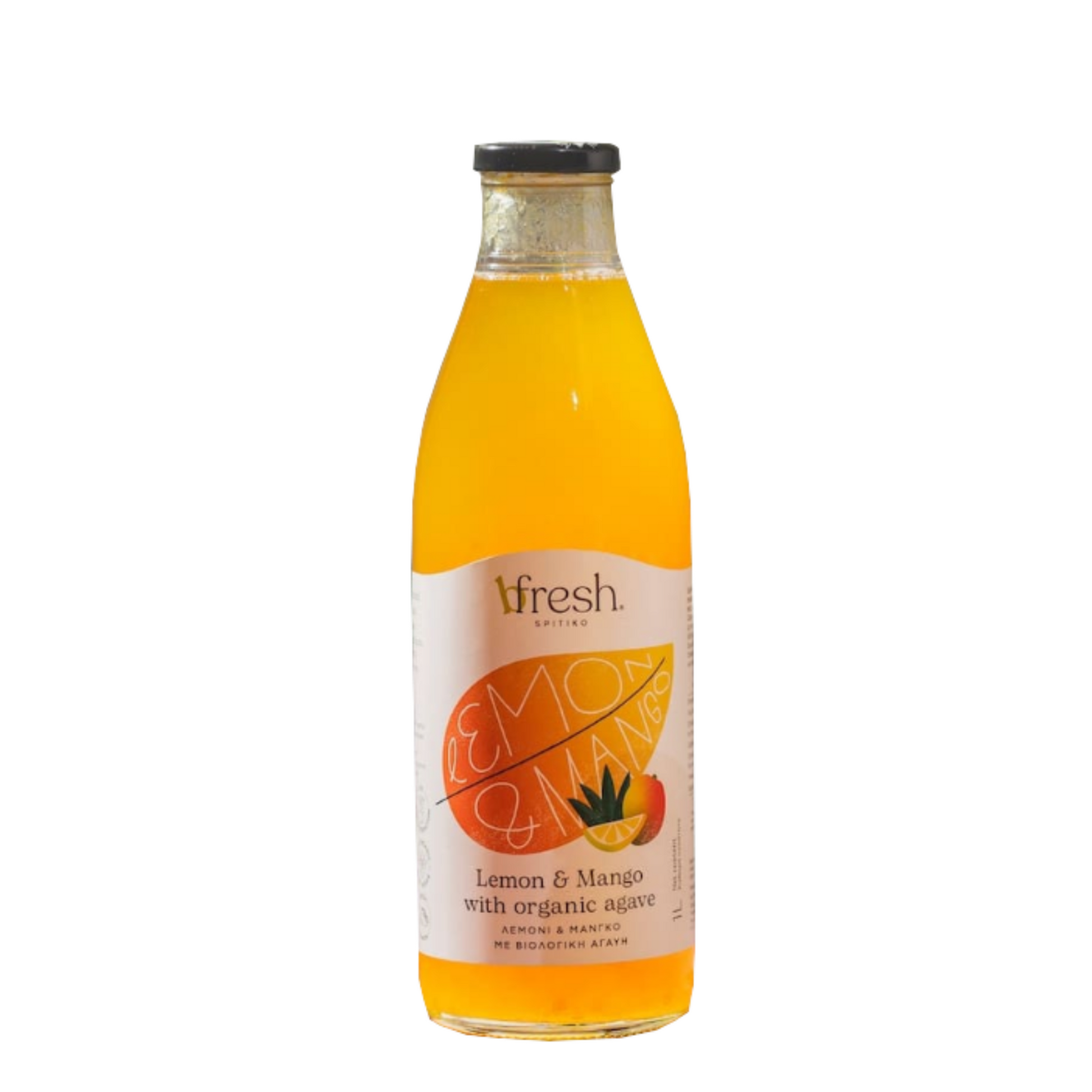 bfresh Lemon & Mango Drink with Organic Agave cyprus pantzi